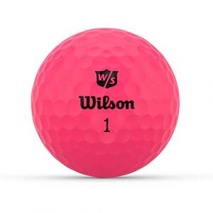 WILSON Staff Duo Optix Golf Ball, Pink, None