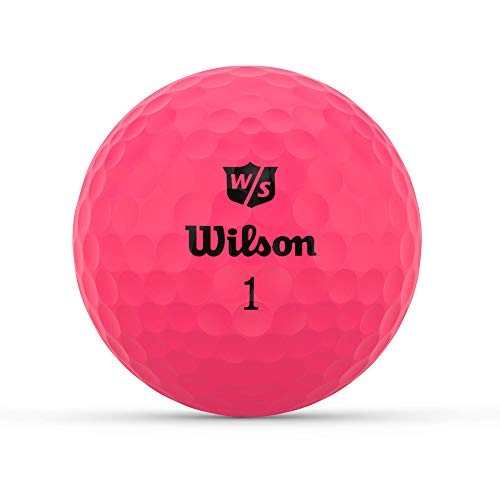 WILSON Staff Duo Optix Golf Ball, Pink, None