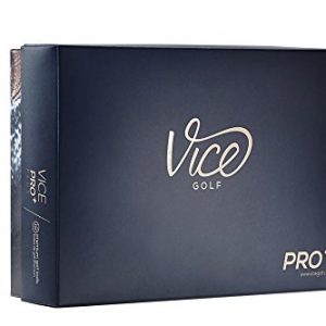 Vice Pro Plus Golf Balls White, One Dozen