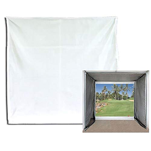 Cimarron Sports Heavy-Duty Extra Durable Multi-Use Inside/Outside Home Projection Screen Golf Training Aid, 10×10 Ft
