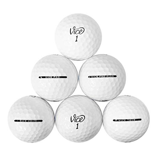 Vice Mix Mint Golf Balls 24 Pack, White (24BLBX Mix-1)