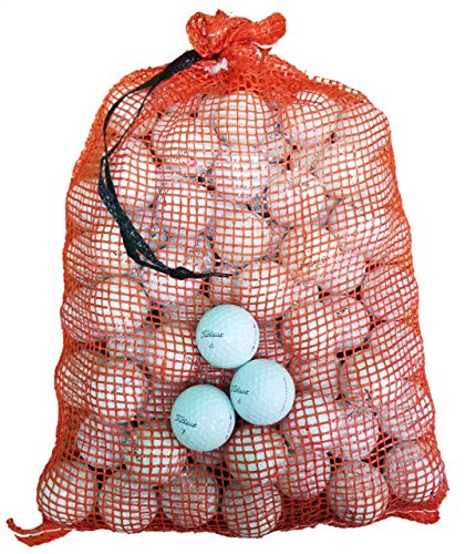 Titleist Pro V1/Pro V1X Assorted Models Recycled B/C Grade Golf Balls in Onion Mesh Bag (72-Piece), White