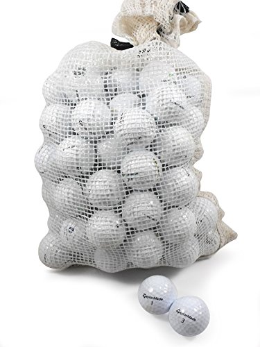 Recycled Used Golf Balls Cleaned – Taylormade B/C Grade Golf Balls 72 Balls Assorted Models in Onion Mesh Bag