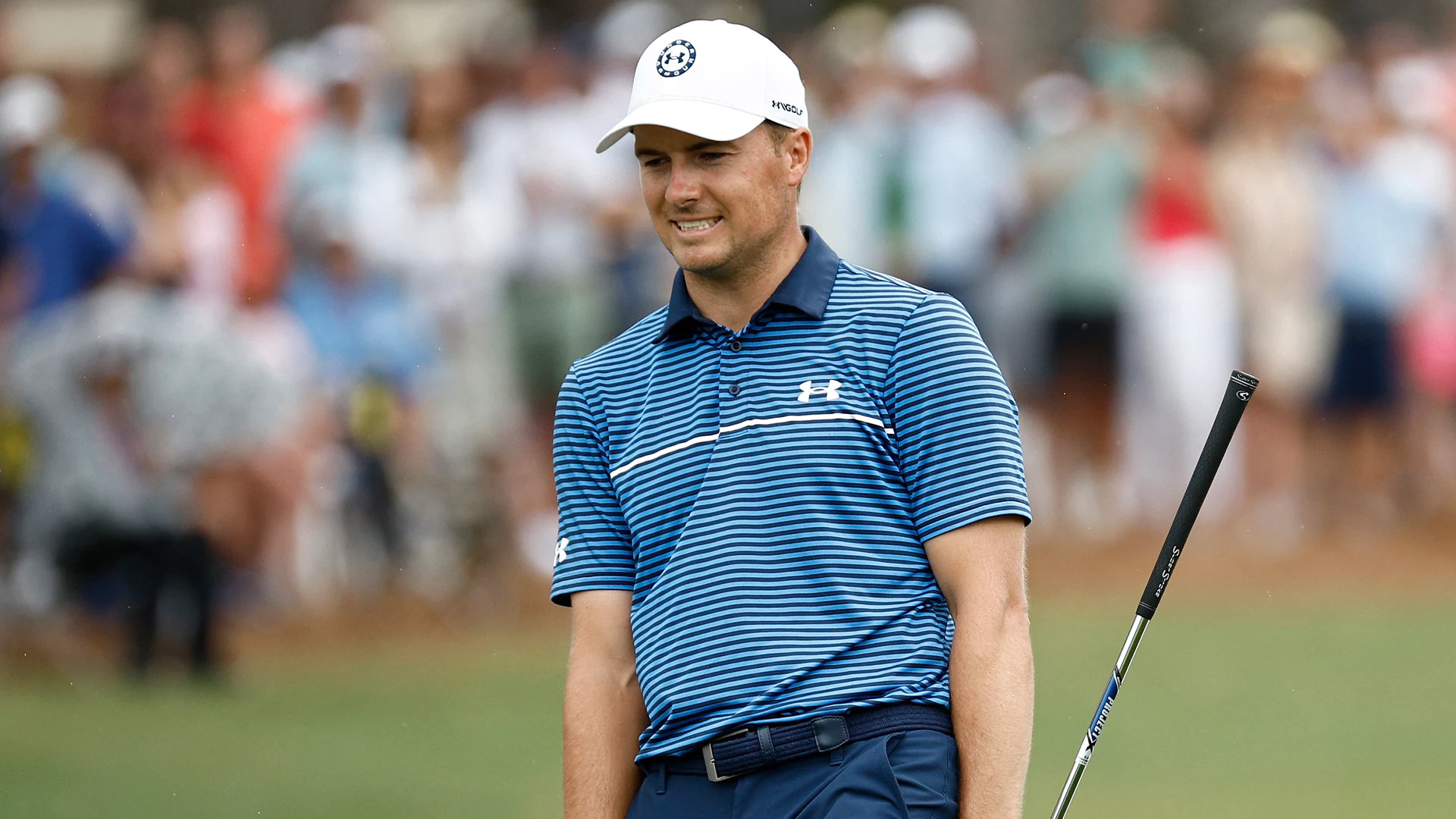 Watch: Jordan Spieth closes RBC Heritage Round 3 with brutal lip out from 18 inches