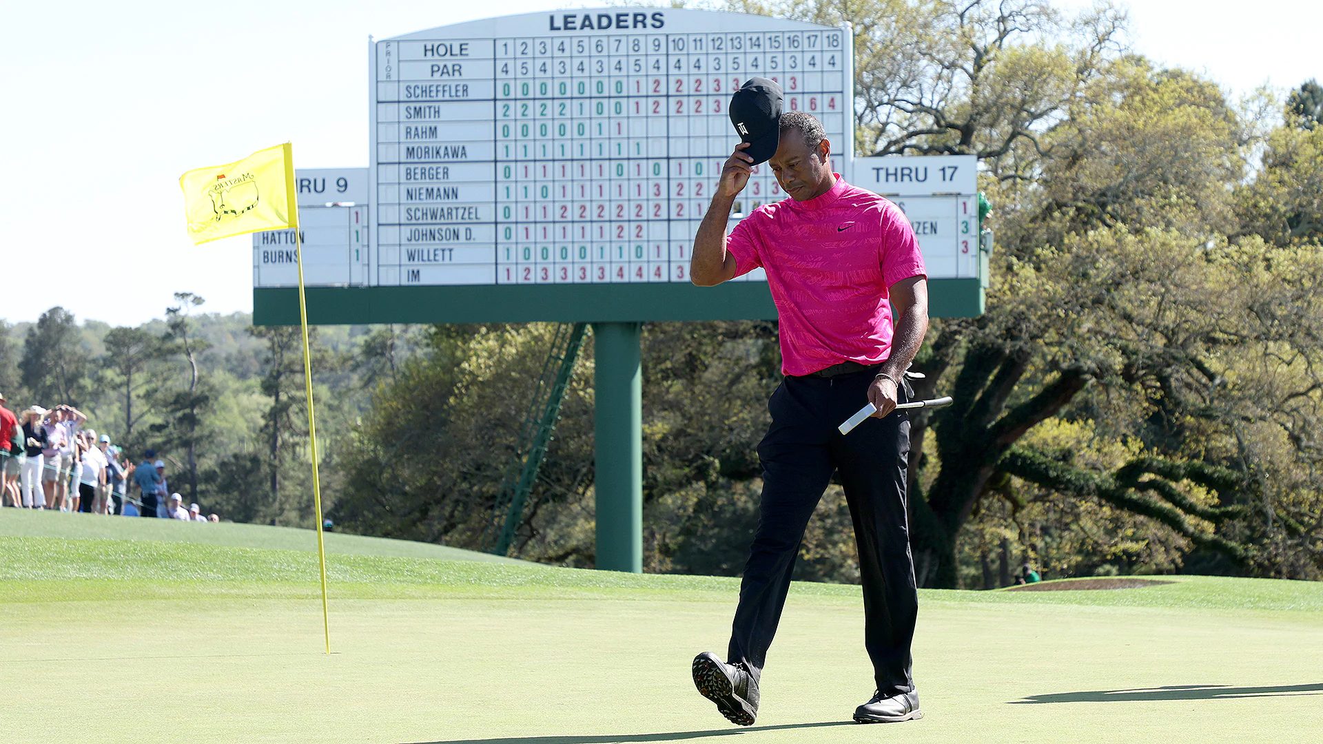 2022 Masters: Every step, every 71 swings, Thursday was another full day of work for Tiger Woods