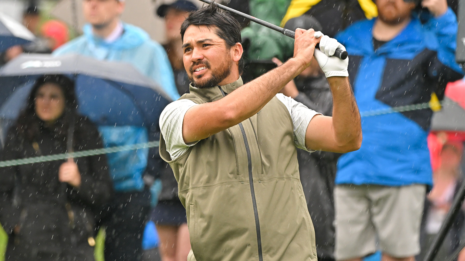 In Sloppy, Difficult conditions, Jason Day Surges Ahead at Wells Fargo Championship