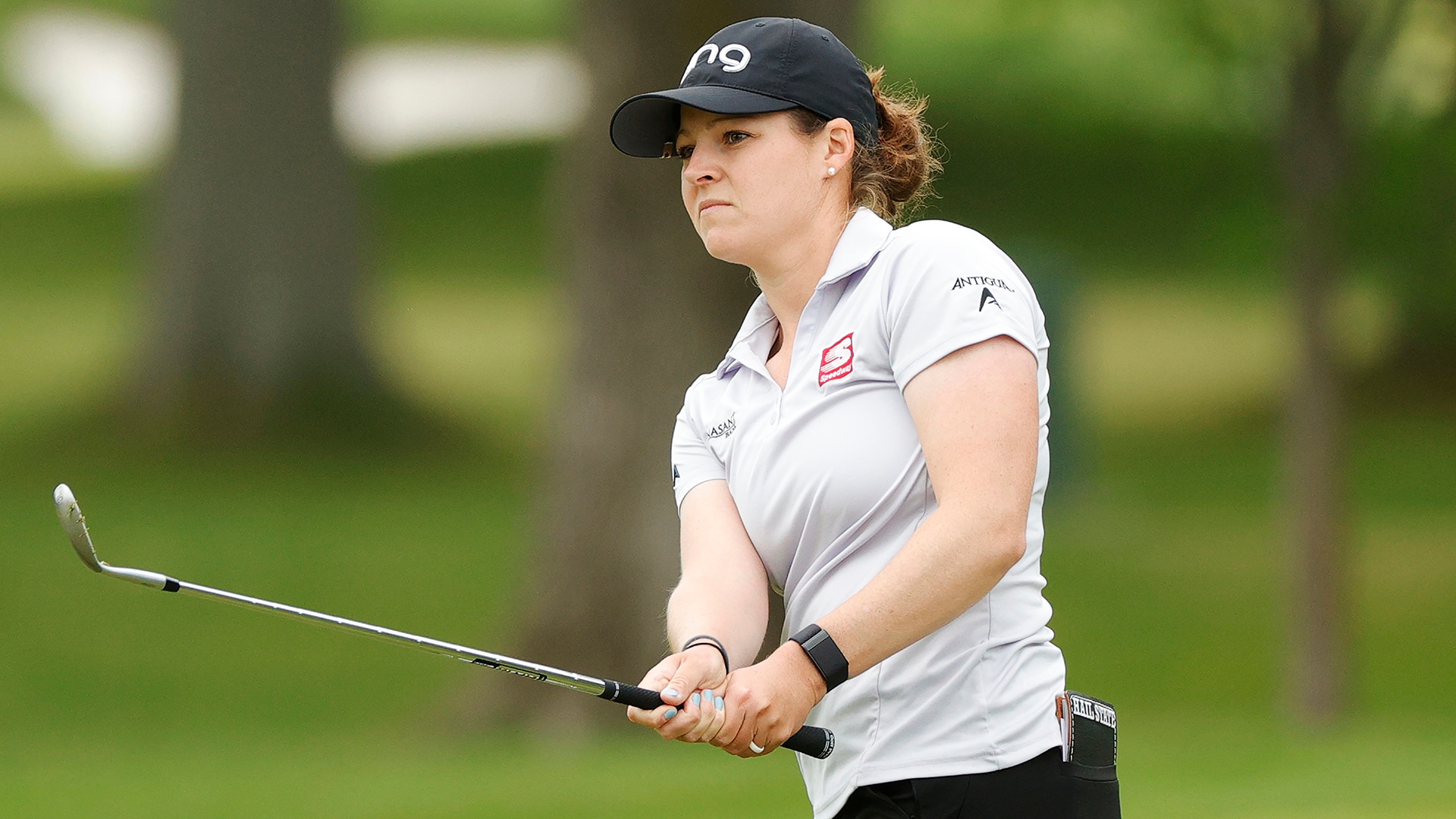 As Ally Ewing chases LPGA titles, her husband leads her alma mater to nationals