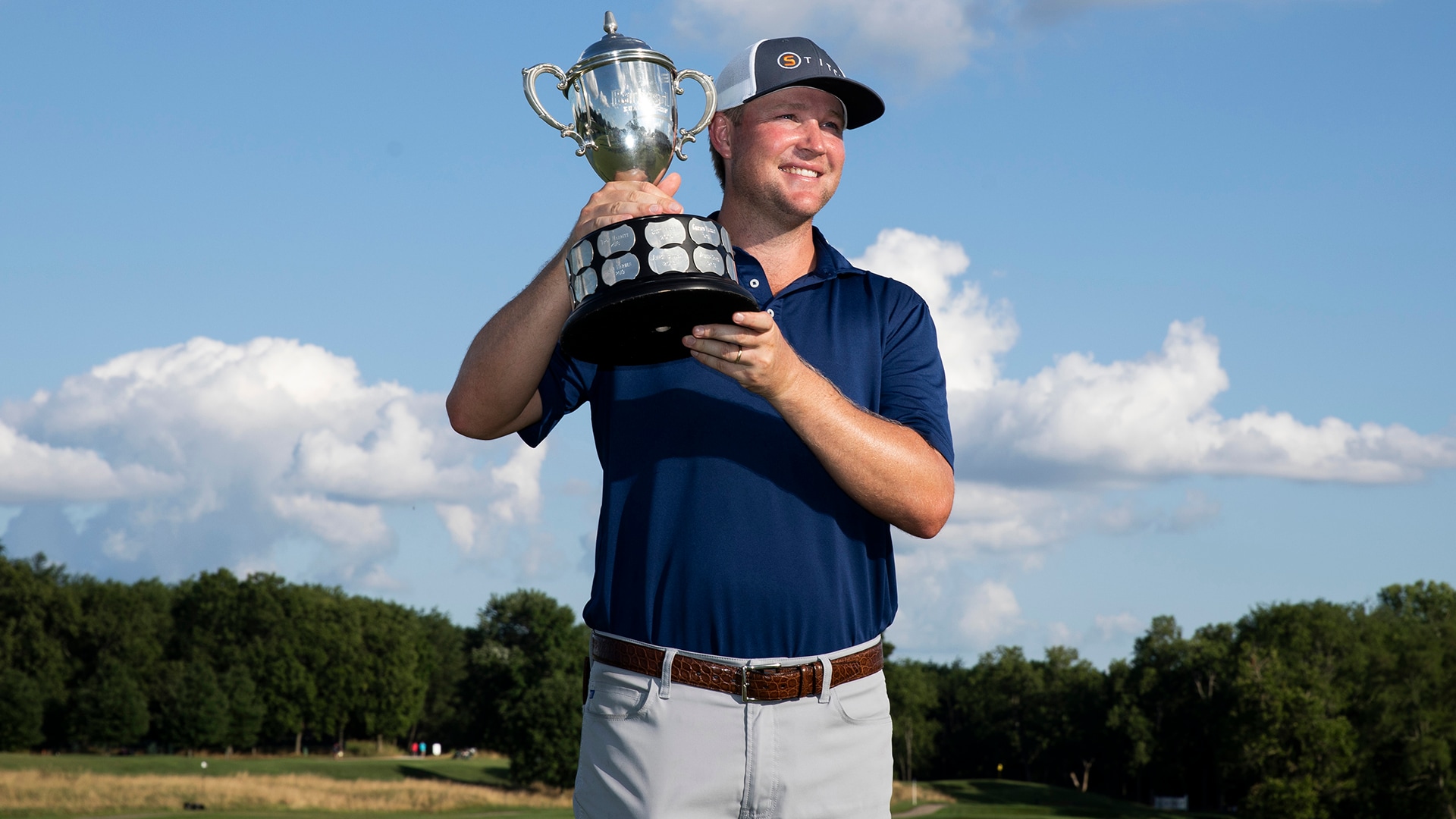 Trey Mullinax caps first Tour title with thrilling birdie at Barbasol