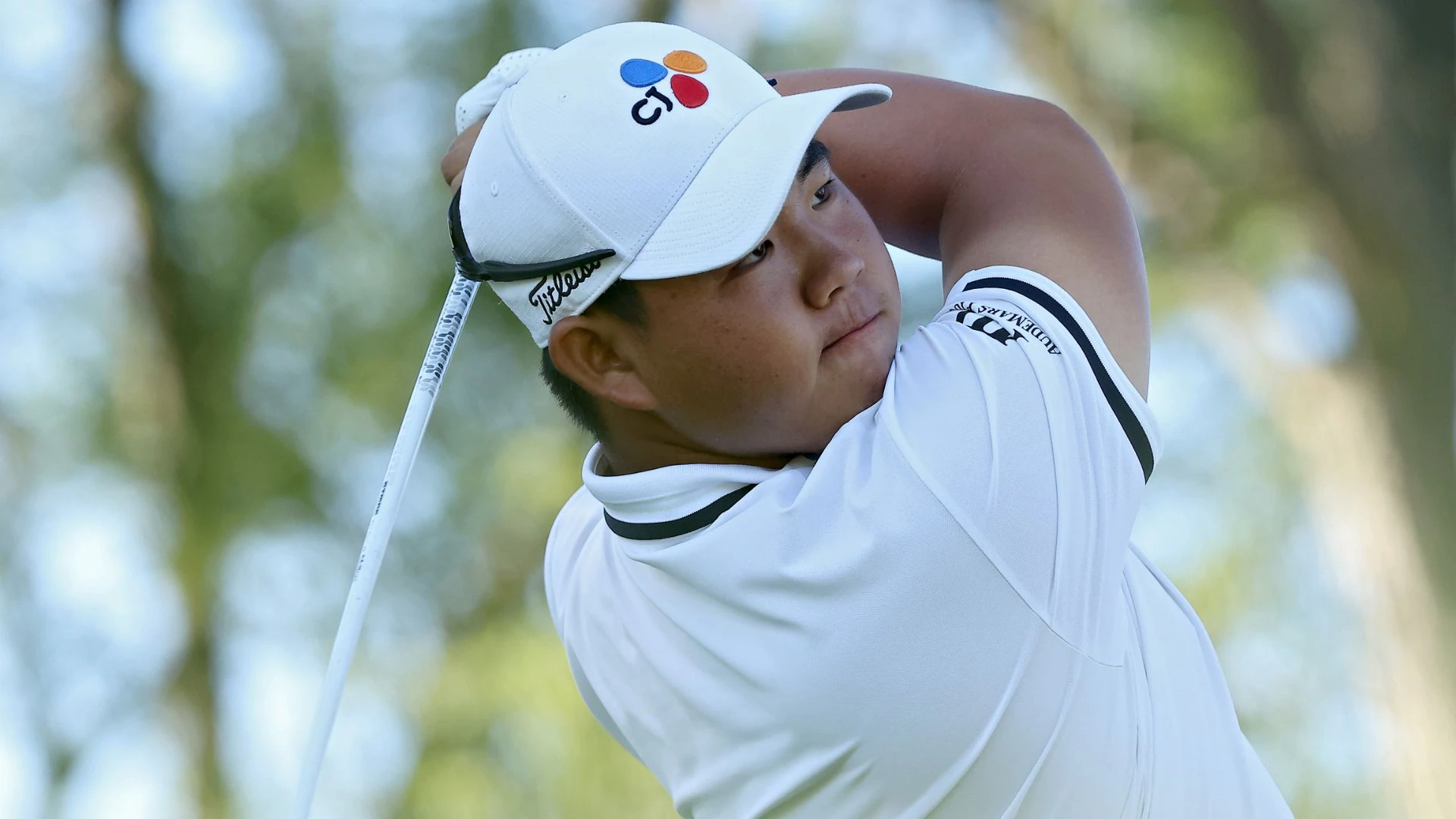 Joohyung Kim laughs off opening quad and cards 3 under round at Wyndham Championship