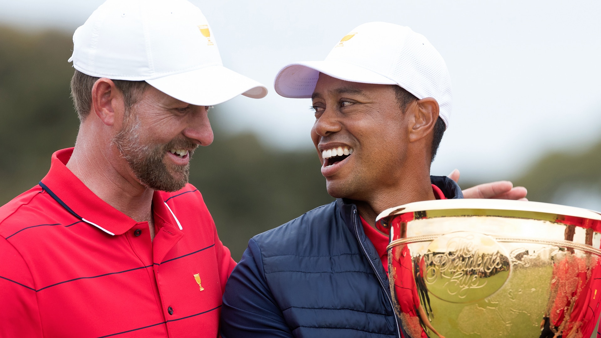 How Tiger Woods kind of spoiled Webb Simpson’s Presidents Cup surprise