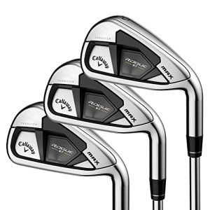 Callaway Golf Rogue ST Max Iron Set (Right Hand, Steel Shaft, Regular Flex, 5 Iron – PW, Set of 6 Clubs)
