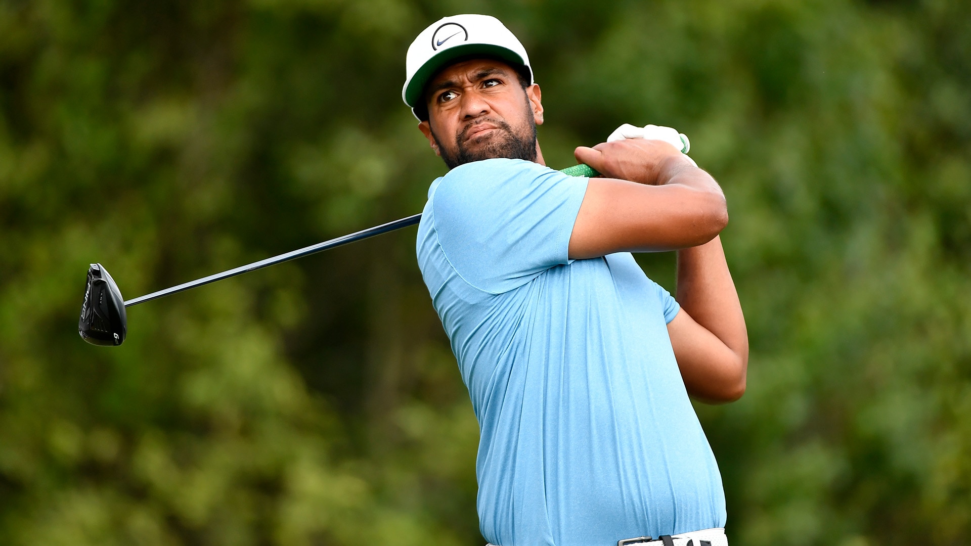 Tony Finau ties career low with 62 to lead Houston Open at Memorial Park