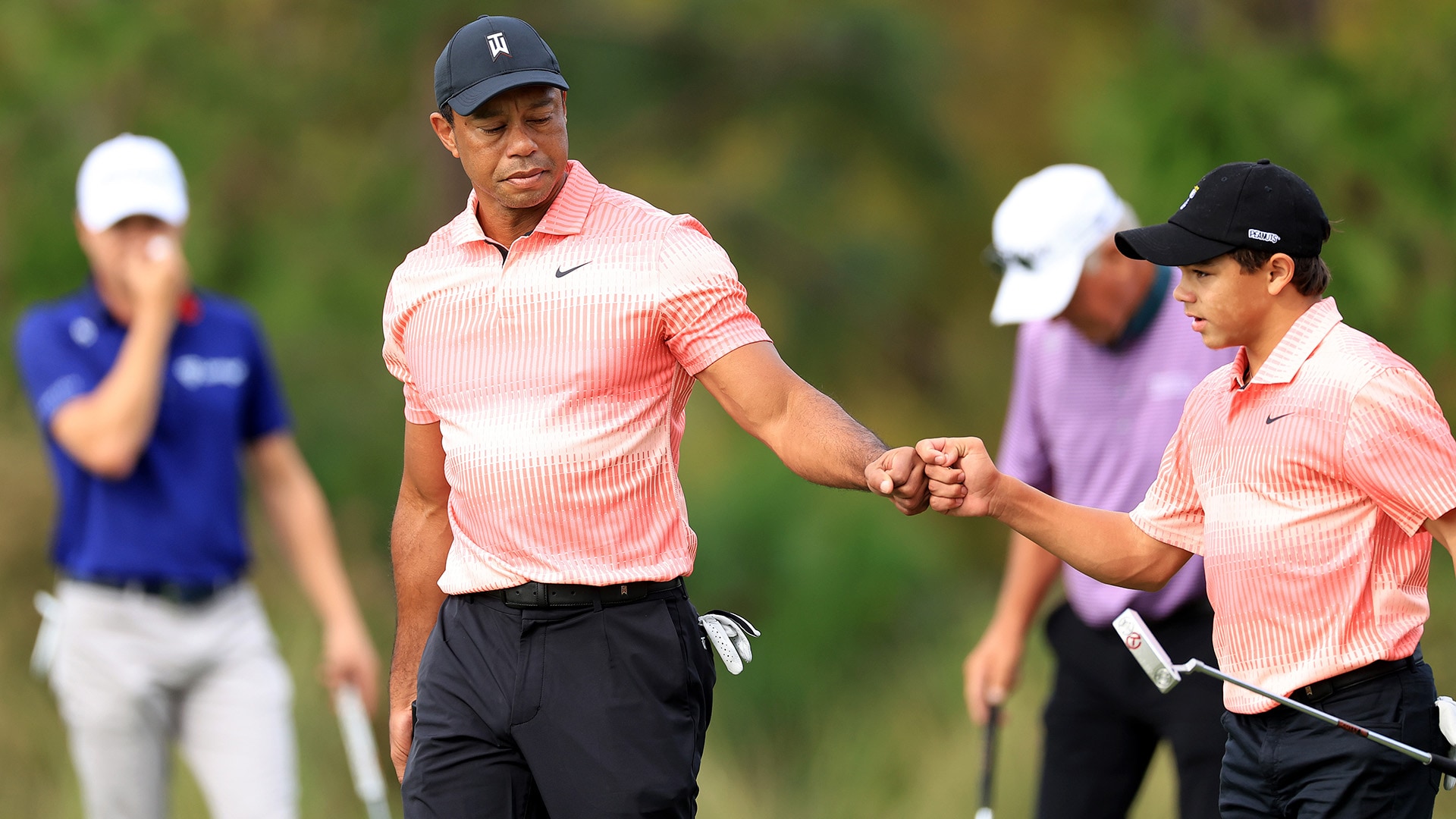 Highlights: Tiger Woods, Charlie Woods in 2022 PNC Championship first round