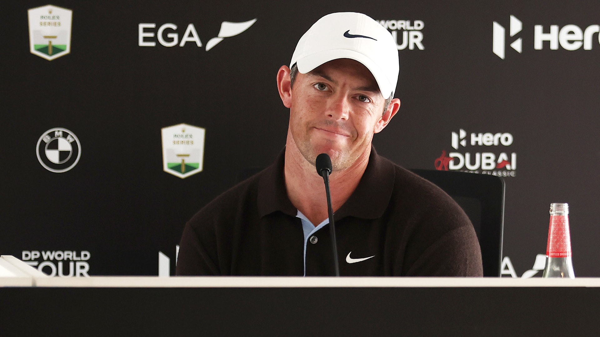 Rory McIlroy confirms snub as video shows tee toss; Patrick Reed fires back
