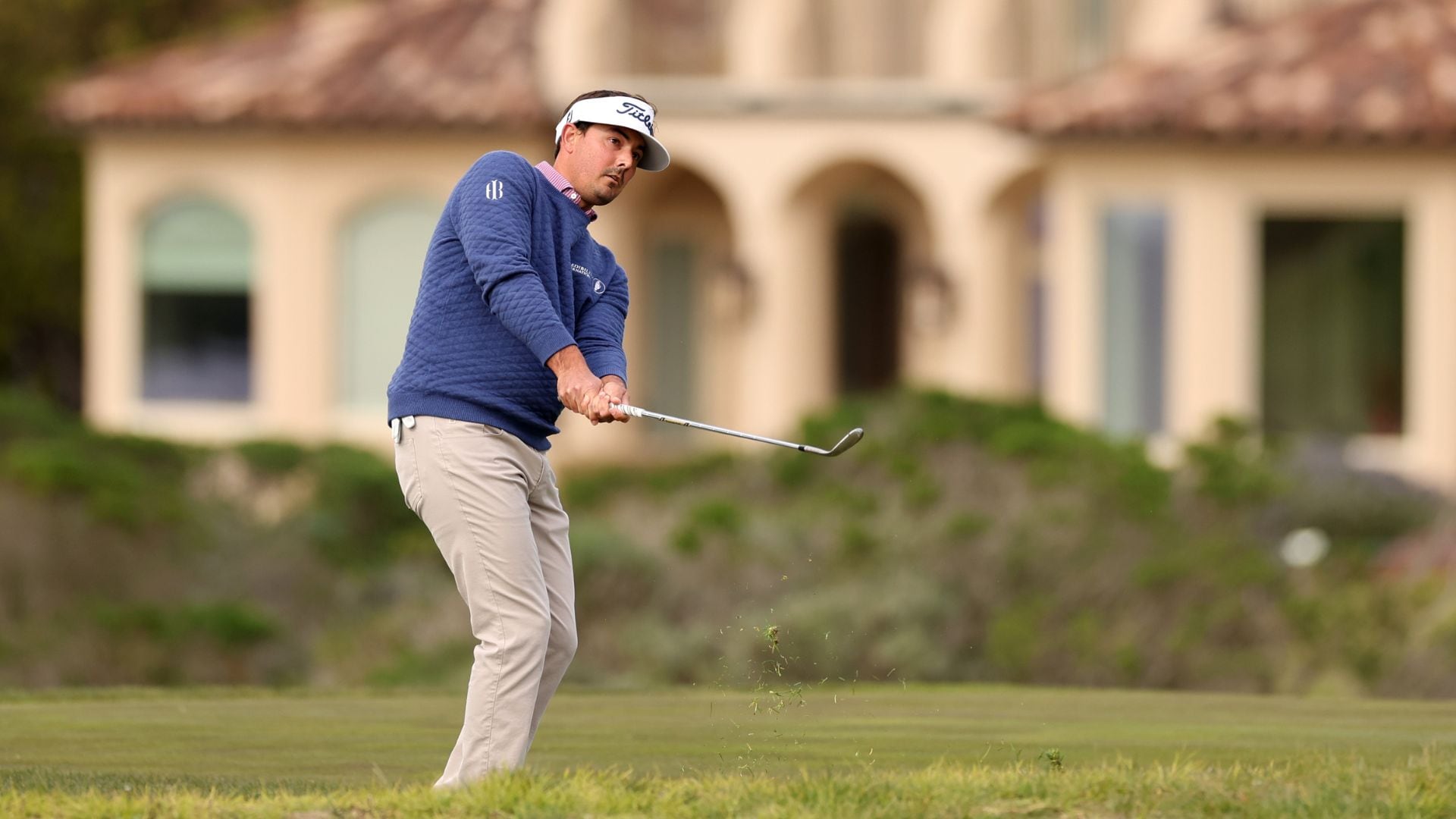Hank Lebioda leads crowded leaderboard at AT&T Pebble Beach Pro-Am after Day 1