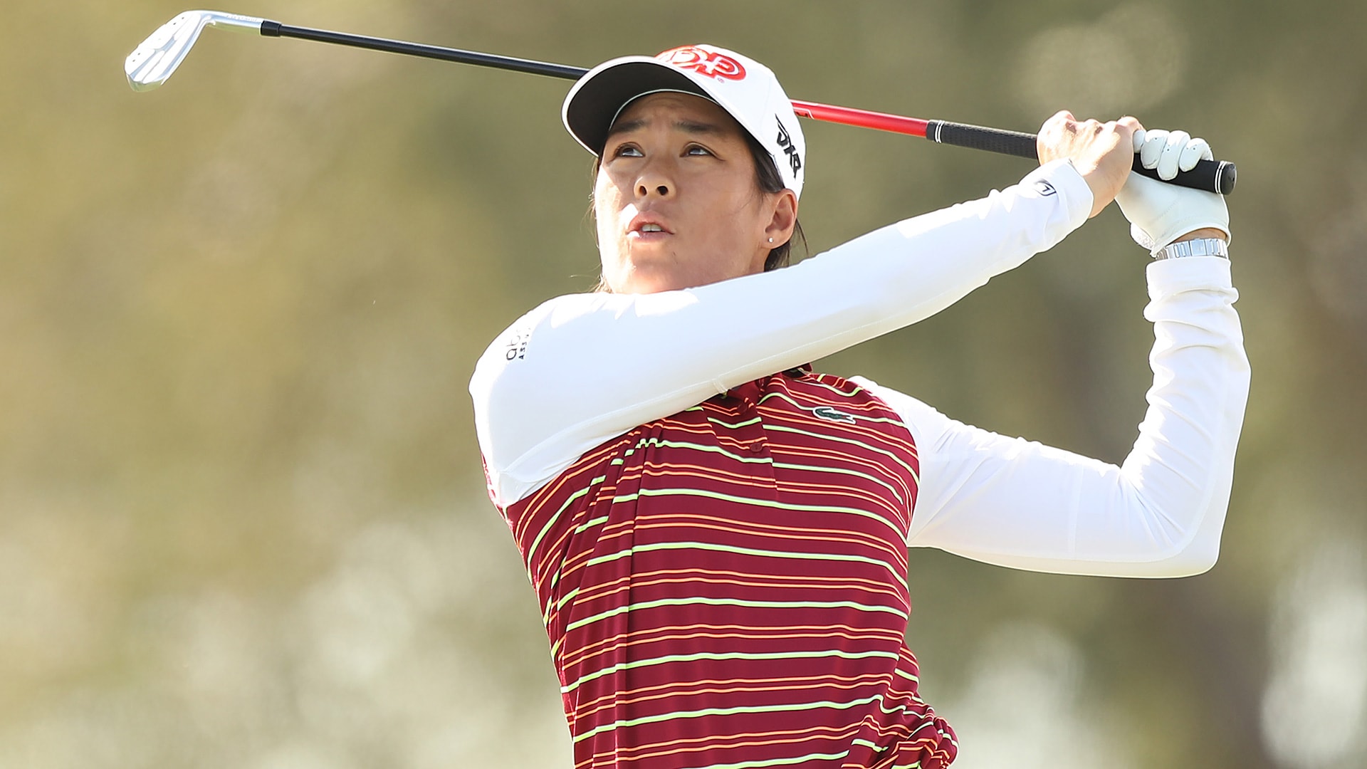 Celine Boutier fires 65 to grab one-stroke lead at LPGA Drive On Championship