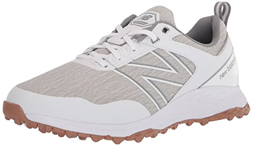New Balance Men’s Fresh Foam Contend Golf Shoe, White, 10 Wide