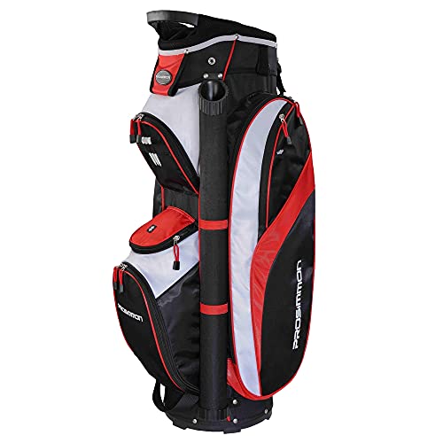 PROSiMMON Tour 14 Way Cart Golf Bag Black/Red