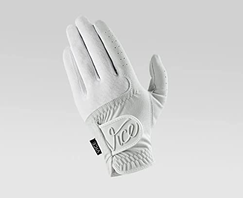 Vice Golf Duro Glove, White, Medium/Large, Left Hand (VICEDURO-ML)