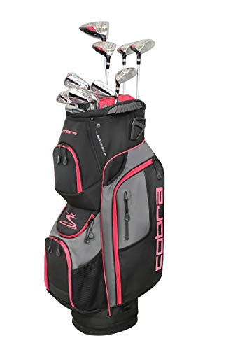 Cobra Golf 2019 XL Speed Complete Set (Women’s, Black-Pink, Right Hand, Graphite, Ladies Flex)