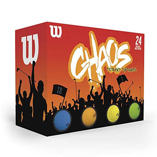 Wilson Chaos 24- Golf Ball Pack – Multi Color