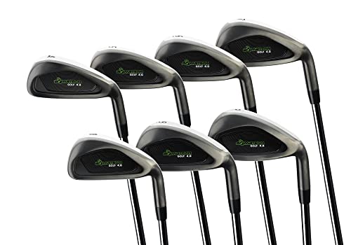 BombTech Golf – Premium Golf 4.0 Iron Set (Regular) – Right-Handed Irons Include 4, 5, 6, 7, 8, 9, PW – Easy to Hit Golf Irons