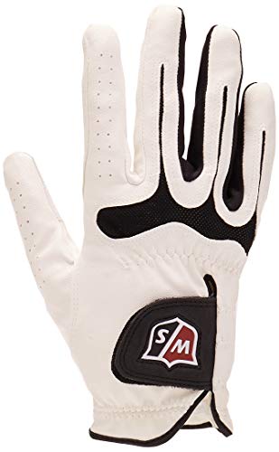 WILSON Sporting Goods Staff Grip Soft Golf Glove, XX-Large, Left Hand, White (WGJA00560XXL)