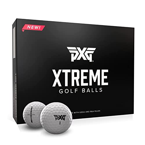 PXG Xtreme Golf Balls – The Ultimate Performance Golf Ball for Distance and Control – Pack of 12