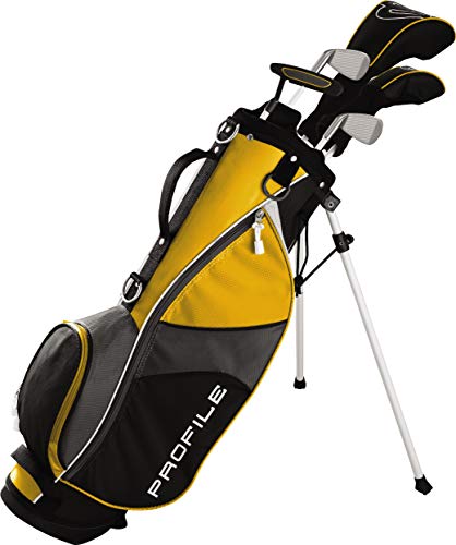 WILSON Golf Profile JGI Junior Complete Golf Set — Medium, Yellow, Right Hand