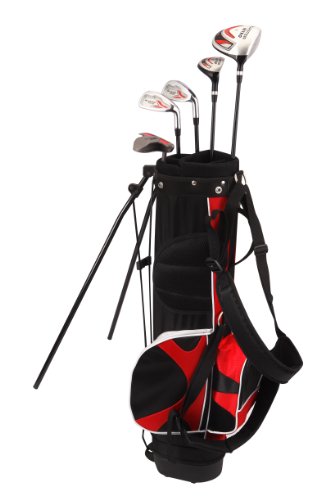 Kid’s Right-Handed 8 Piece Golf Club Set – Nitro Blaster Kid’s Golf Set – 31 Inch Graphite 15-Degree Regular with Bag 9-12 years