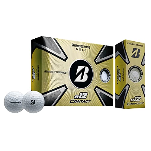2023 Bridgestone Golf e12 Contact Golf Balls White (New Style)
