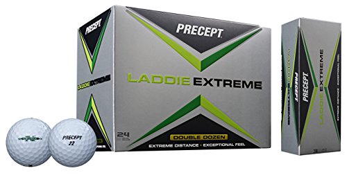 Precept 2017 Laddie Extreme Golf Balls (24 Balls), White
