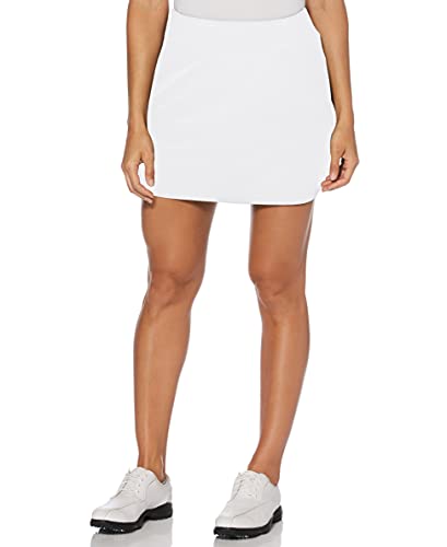 PGA TOUR Women’s Color Airflux 16″ Golf Skort with Tummy Control Waistband (Size X-Small-XX-Large), Bright White