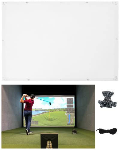 amazgolf Golf Simulator Impact Screen for Golf Training, Indoor Golf Simulators for Home, Ultra Clear Washable Golf Impact Screen for Golf Practice (21 * 27inch)