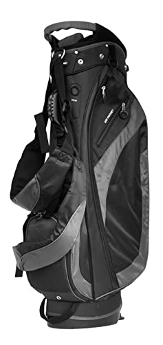 Club Champ Golf Premium Lightweight Dual Strap Stand Bag, Black
