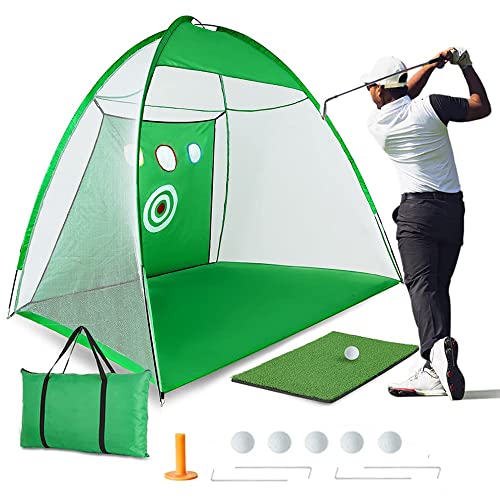 Wafor Golf Practice Hitting Net,10X7ft Net,Suitable for Powerful Golfer,Driving Range for Indoor or Outdoor Use,Golfer Knows Golfer