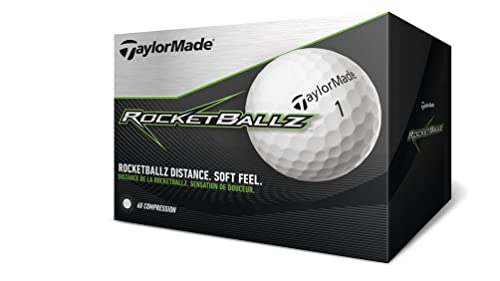 Taylor Made Unisex’s TM19 Rocketballz 36 Pack Golf Ball, White, One Size