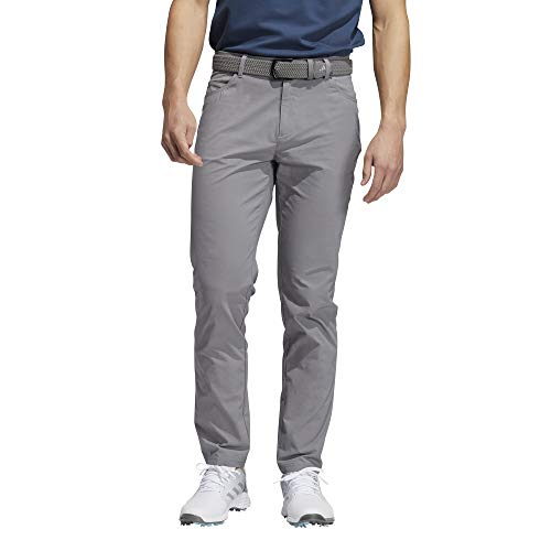 adidas Golf Men’s Go-to 5-Pocket Primegreen Golf Pant, Gray, 3432
