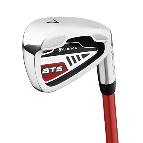 Orlimar Golf ATS Junior Boy’s Red/Black Golf #7 Iron (Right Hand Ages 9-12)