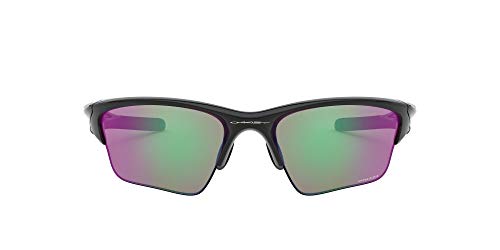 Oakley Men’s OO9154 Half Jacket 2.0 XL Rectangular Sunglasses, Polished Black/Prizm Golf, 62 mm