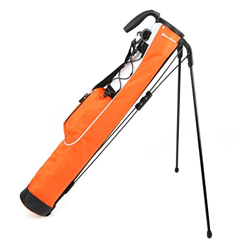 Orlimar Pitch & Putt Golf Lightweight Stand Carry Bag, Orange, Regular (K99546)
