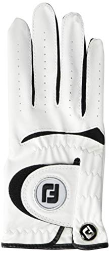 FootJoy Junior Golf Glove, White Medium/Large, Worn on Right Hand