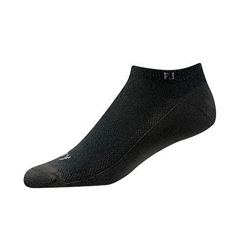FootJoy Women’s ProDry Lightweight Low Cut Socks, Black, Fits Shoe Size 6-9