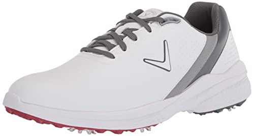 Callaway Men’s Solana TRX v2 Golf Shoe, White/Grey, 10
