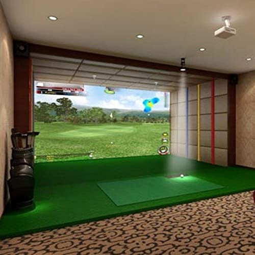 TheTerakart Indoor Golf Simulator Impact Screen for Home Beginners Series Large Projection Screen for Golf Training (300 x 300 cm (120″ x 120″))