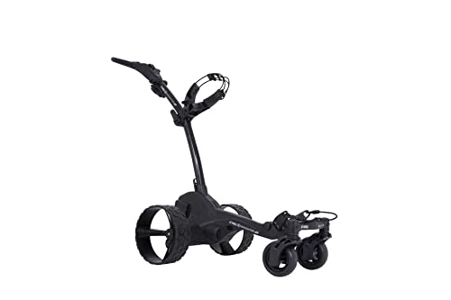 MGI Zip Navigator All Terrain Electric Golf Cart – 36 Hole Lithium Battery – Remote Control – Accessories Included (Multi-Purpose Clip, Drink, Umbrella, GPS-Phone, & Scorecard Holder), Black
