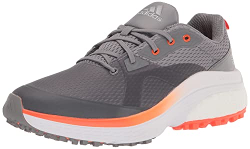adidas Men’s SOLARMOTION Golf Shoe, Grey Three/FTWR White/Impact Orange, 10.5