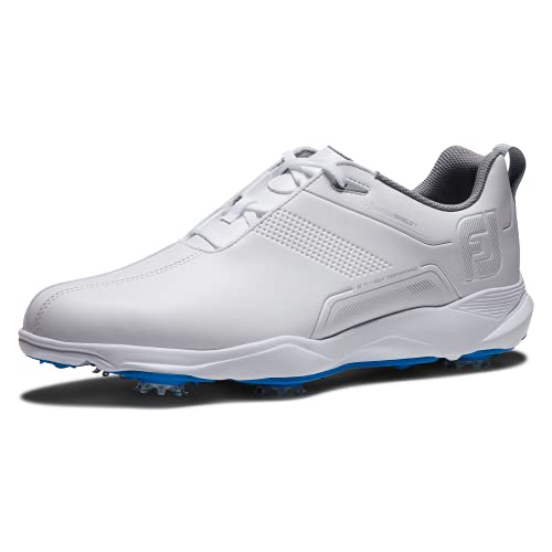 FootJoy Men’s Ecomfort Golf Shoe, White/White, 10.5 Wide
