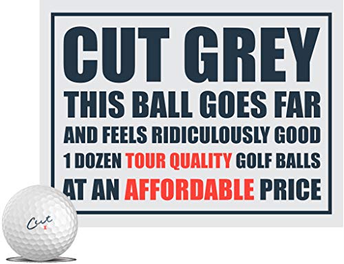 Cut Golf Cut Grey Golf Balls