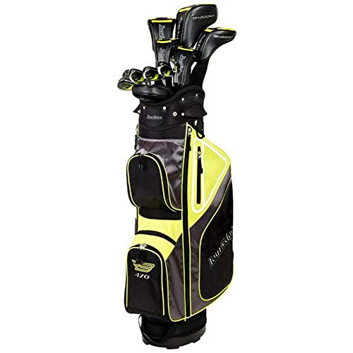 Tour Edge Golf Bazooka 470 Black Complete Set-Steel-RH (B7SRSU12.B)